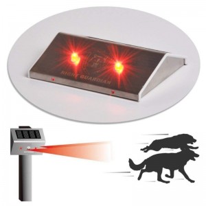 Solar Powered RED eye pro LED Wolve Predator determinujące światło