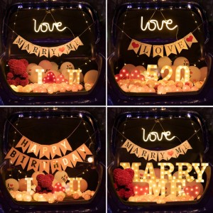 Niestandardowy alfabet arabskinumer Marquee Lights 3d LED List znak Night Light Outdoorna Bar Hotel Ślubny Festiwal Dekoracji